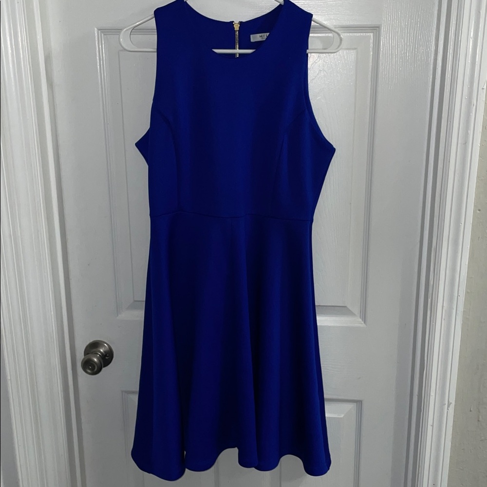 Milly Royal Blue Midi Dress